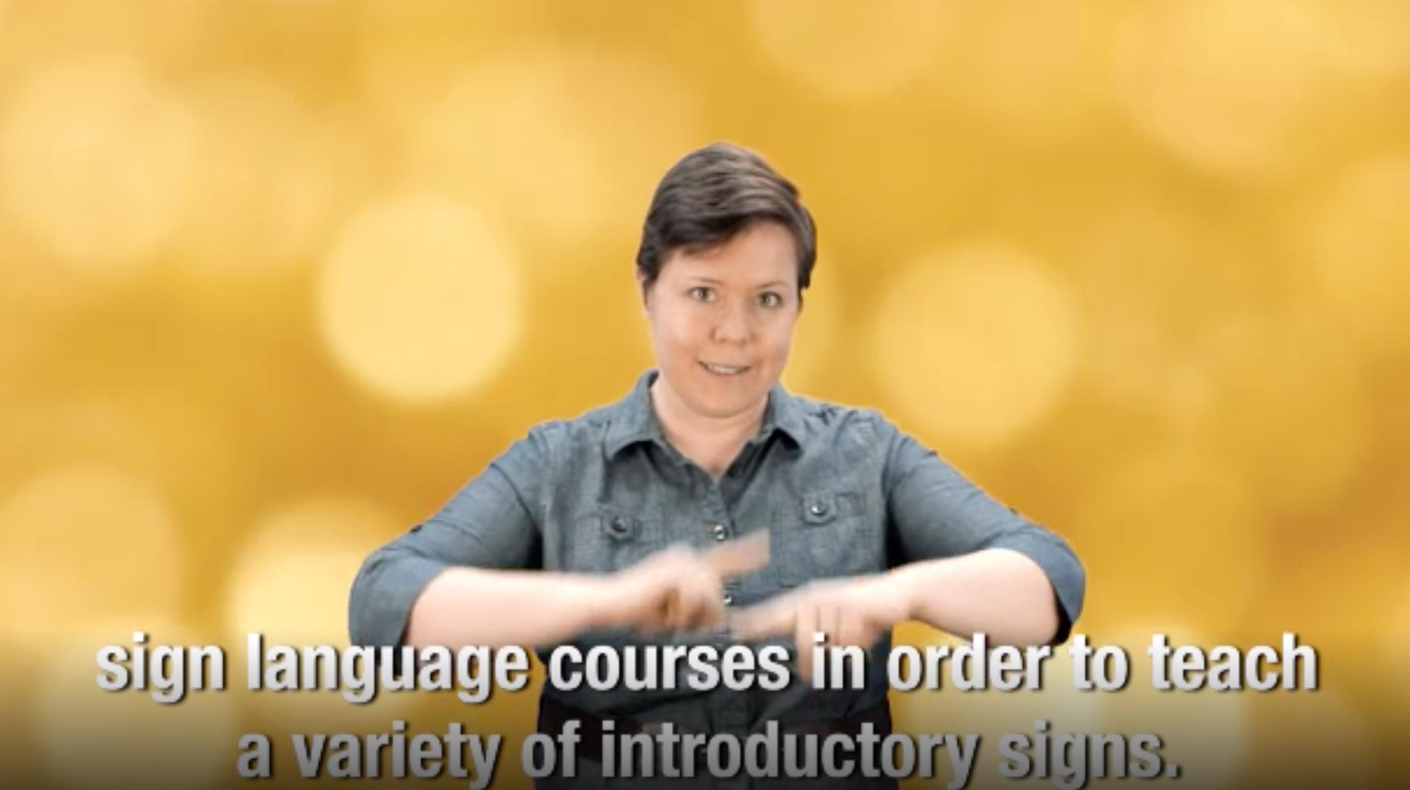 Thumbnail for ASL Class Announcement